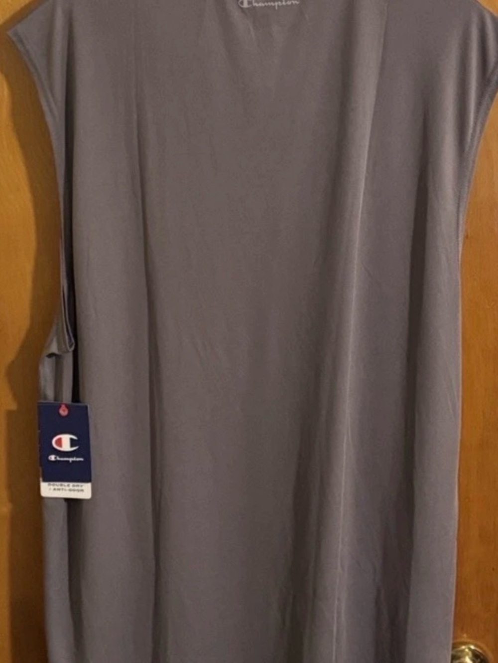 Champion Tank Top Mens XL Tall Gray Wicking XLT - Picture 4 of 4